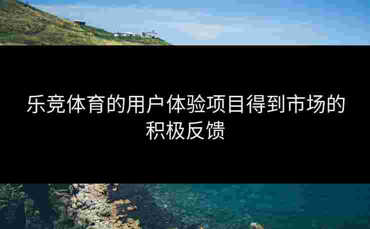 乐竞体育的用户体验项目得到市场的积极反馈